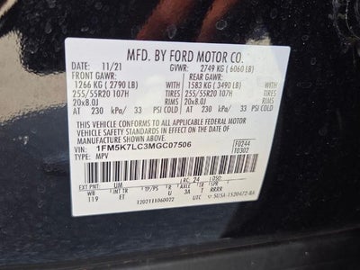 2021 Ford Explorer King Ranch RWD