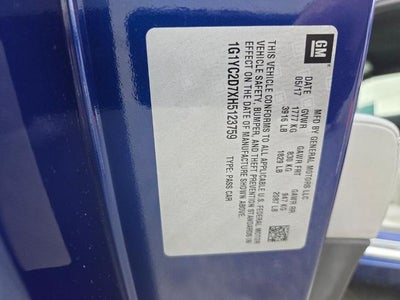 2017 Chevrolet Corvette Stingray Coupe 2LT