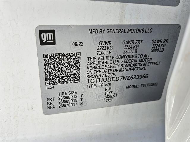 2022 GMC Sierra 1500 Crew Cab Short Box 4-Wheel Drive SLT