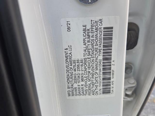 2021 Honda Accord Sedan Sport 1.5T CVT