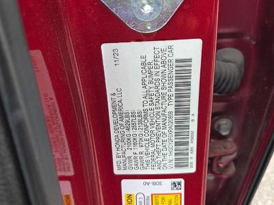 2024 Honda Accord Hybrid EX-L Sedan