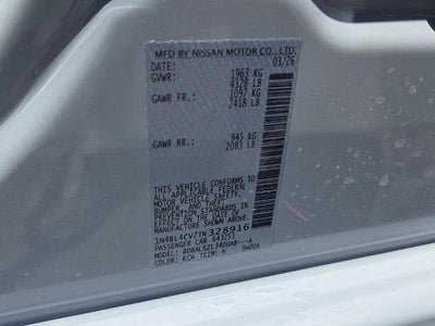 2026 Nissan Altima SR