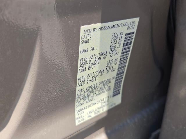 2022 Nissan TITAN Crew Cab PRO-4X®