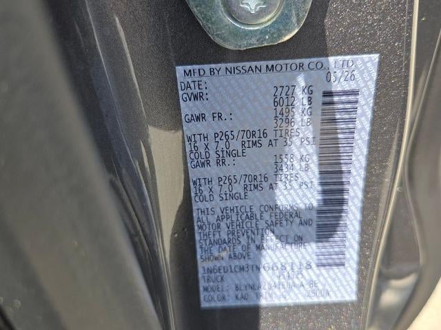 2026 Nissan Frontier King Cab 4x4 S