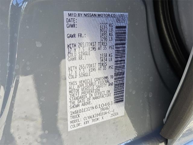 2026 Nissan Frontier Crew Cab PRO-X®