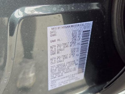2027 Nissan Frontier Crew Cab 4x2 SV