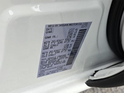 2026 Nissan Frontier Crew Cab SV