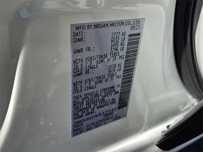 2026 Nissan Frontier Crew Cab S