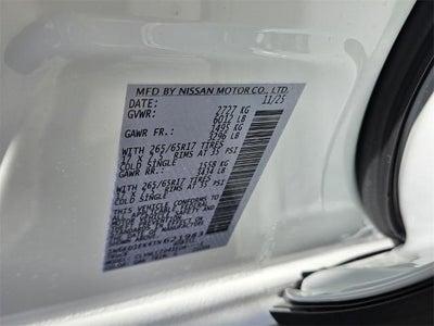 2026 Nissan Frontier Crew Cab SV