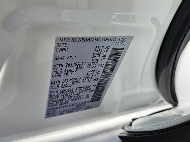 2026 Nissan Frontier Crew Cab SV