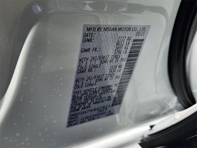 2026 Nissan Frontier Crew Cab SV