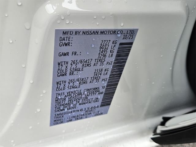 2026 Nissan Frontier Crew Cab SV