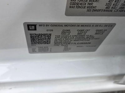 2020 Chevrolet Silverado 1500 Crew Cab Standard Box 4-Wheel Drive LT