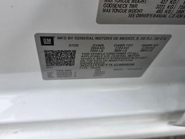 2020 Chevrolet Silverado 1500 Crew Cab Standard Box 4-Wheel Drive LT