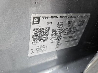 2019 GMC Sierra 1500 Crew Cab Short Box 4-Wheel Drive SLT