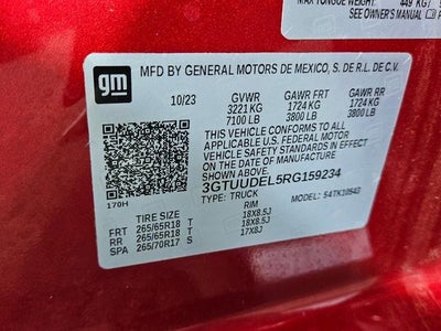 2024 GMC Sierra 1500 Crew Cab Short Box 4-Wheel Drive SLT