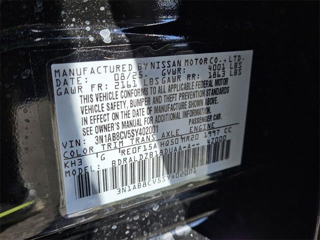 2025 Nissan Sentra SV