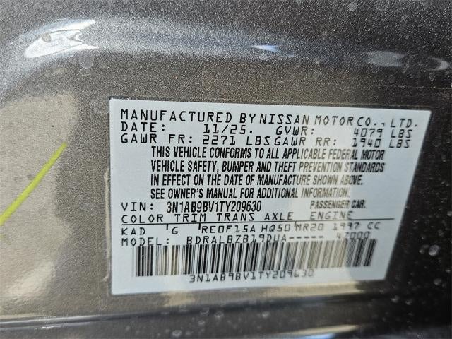 2026 Nissan Sentra S