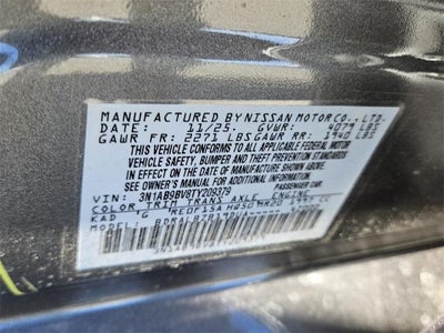 2026 Nissan Sentra S