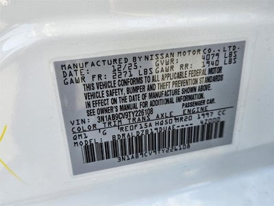 2026 Nissan Sentra SV