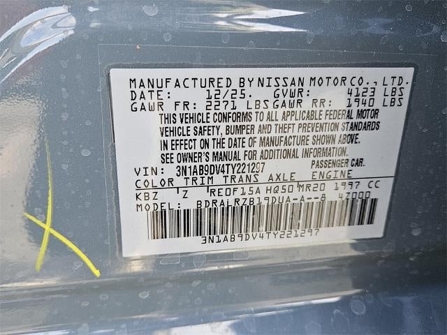 2026 Nissan Sentra SR