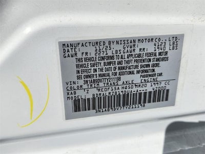 2026 Nissan Sentra SR