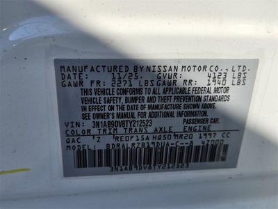 2026 Nissan Sentra SR