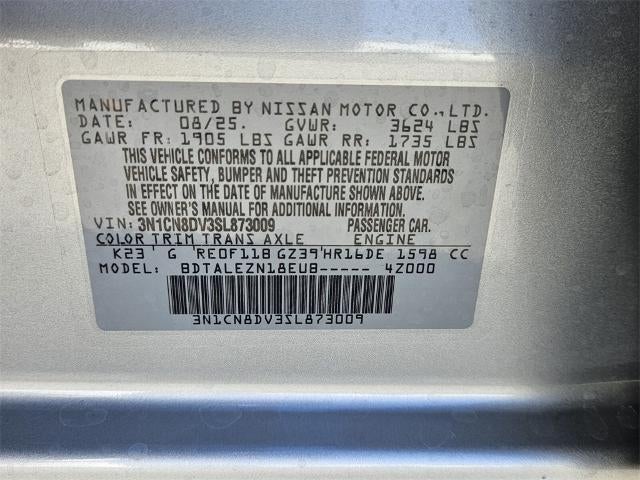 2025 Nissan Versa S CVT