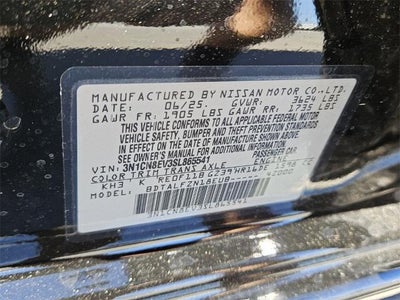 2025 Nissan Versa SV