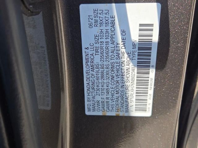 2022 Honda Odyssey EX-L Auto