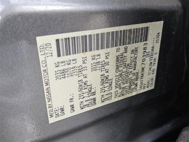 2021 Nissan Rogue FWD SV