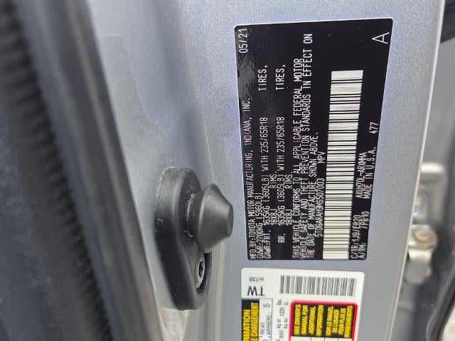 2021 Toyota Highlander Hybrid XLE FWD (Natl)