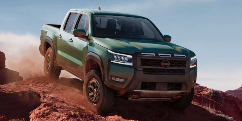 2025 Nissan Frontier driving off road
