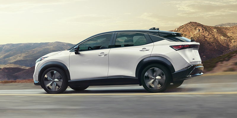 2025 Nissan Ariya parked on the road