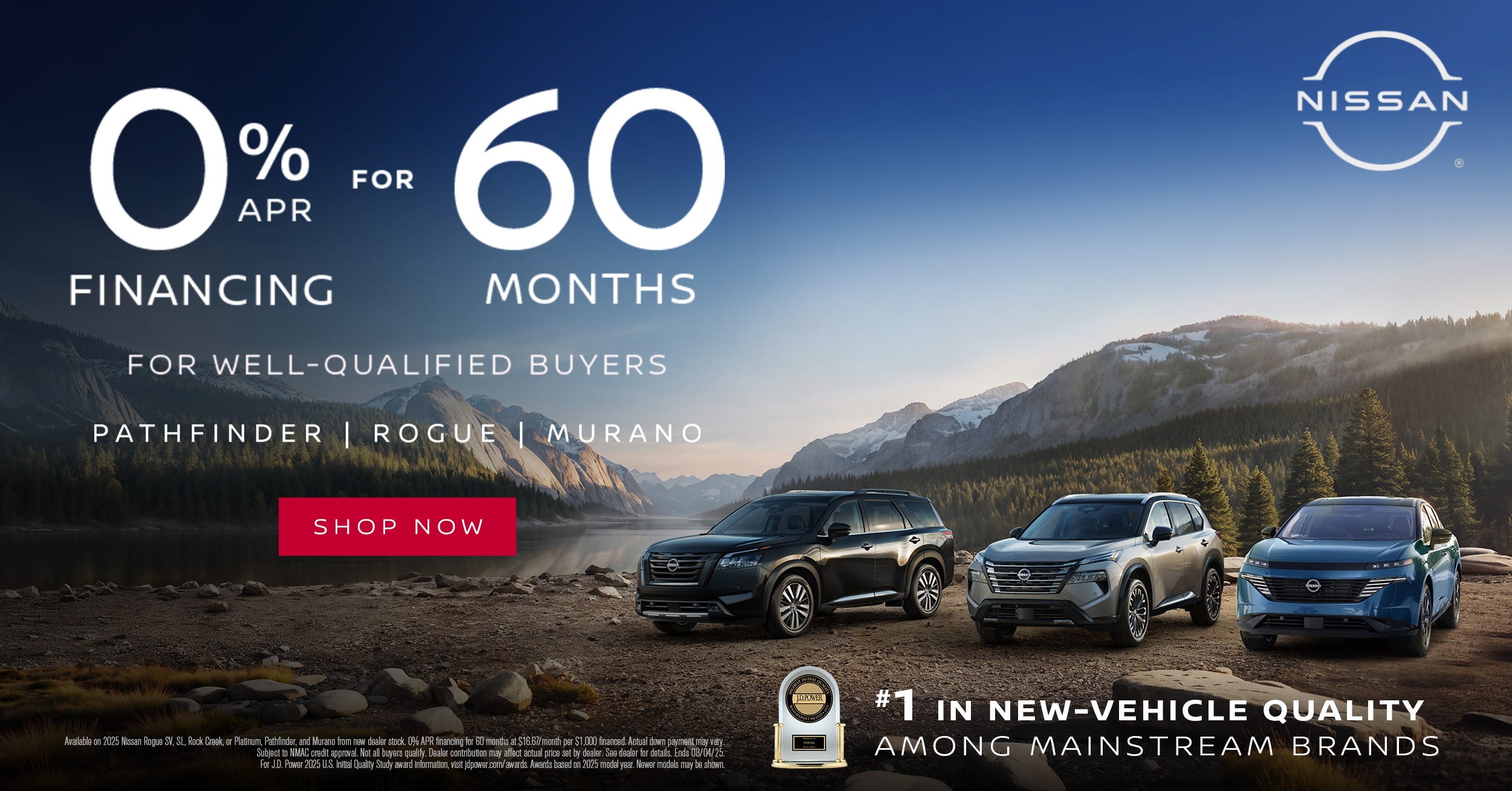 0% APR for 60 Months